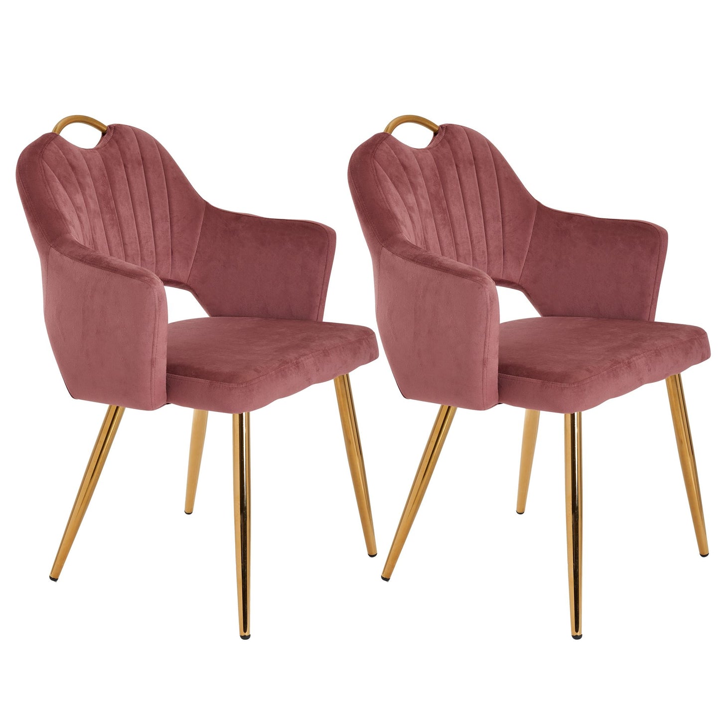 Kuipstoel Velvet (Set 2 Stuks)