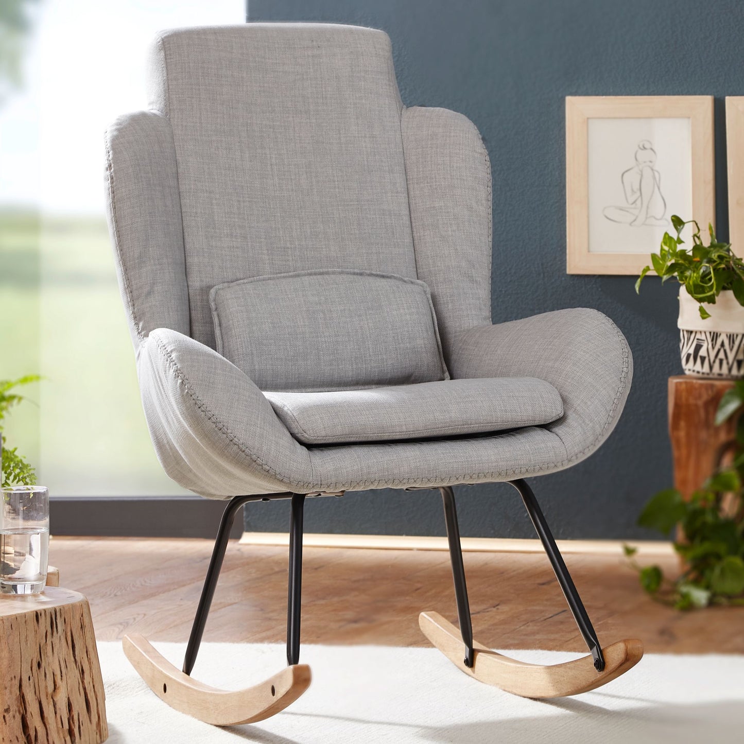 Fauteuil & schommelstoel Capri (diverse kleuren)