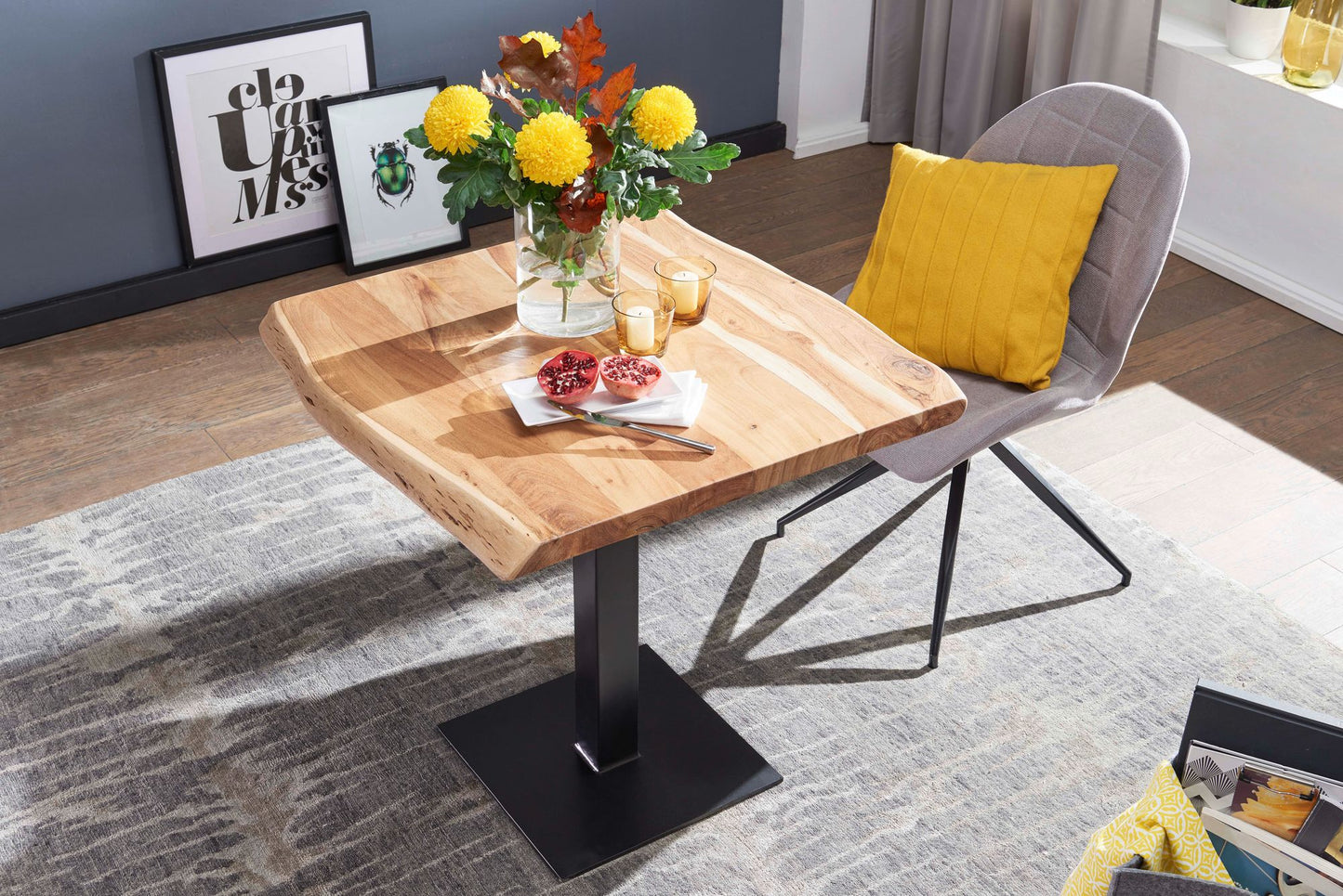 Boomstam eettafel Akazie