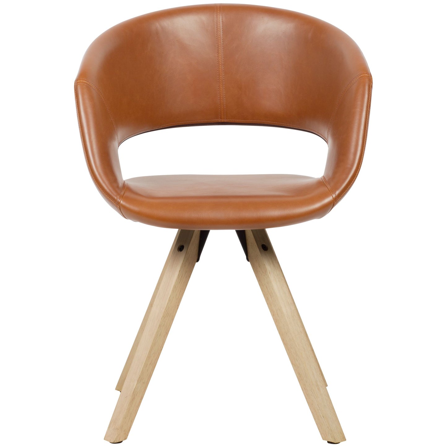 Hevea Leren Kuipstoel Cognac