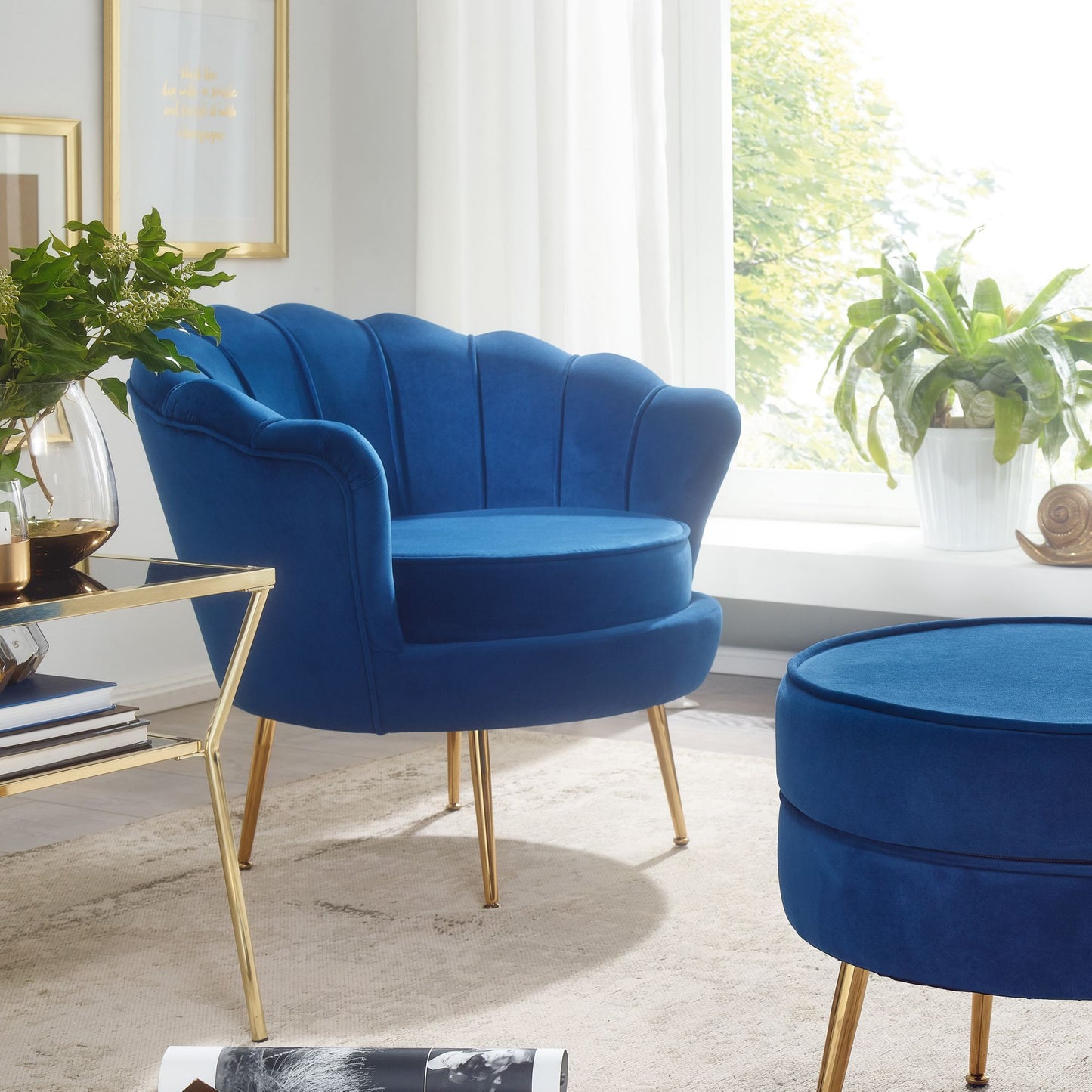Fauteuil Shell (diverse kleuren)