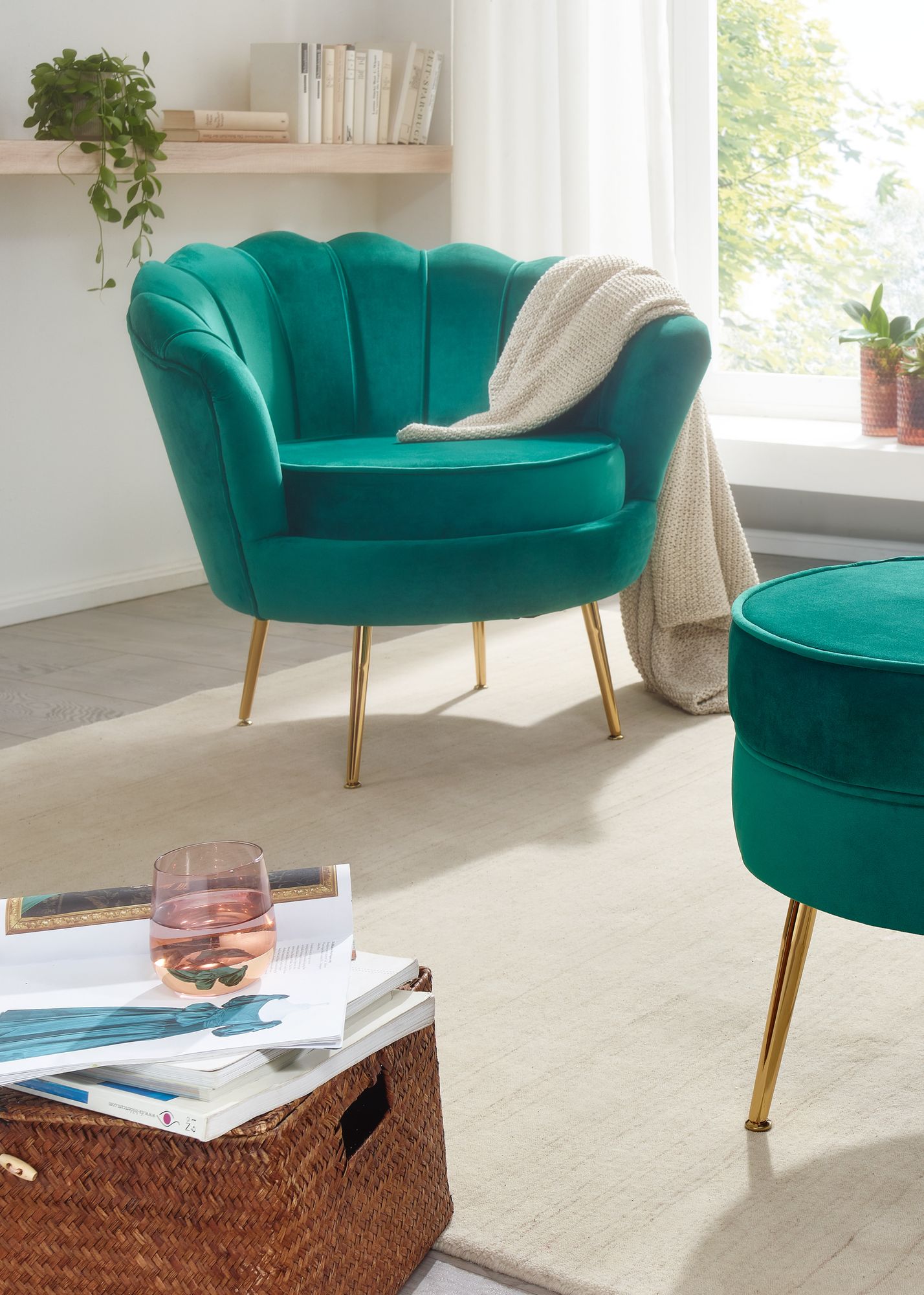 Fauteuil Shell (diverse kleuren)