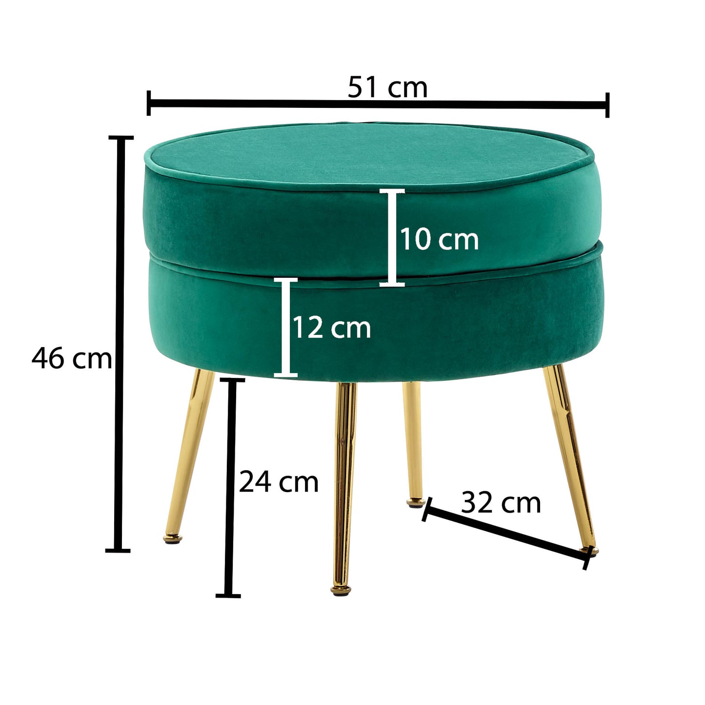Hocker Fin (verschillende kleuren beschikbaar)