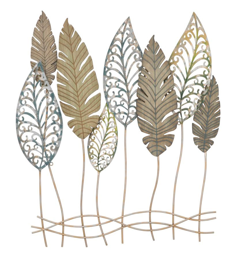 Wanddecoratie Foglie -c- 75×2,5×87 cm