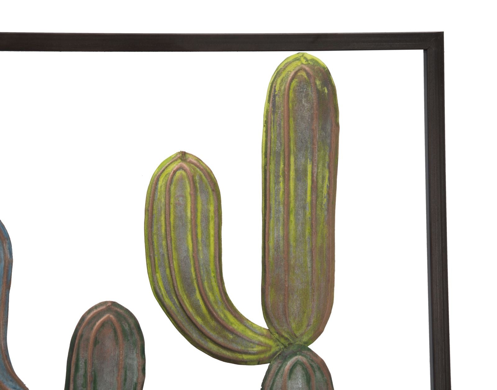 Wanddecoratie Cactus-frame -c- 50×1,3×50 cm