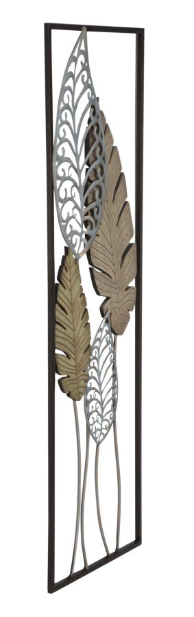 Wanddecoratie Foglie -b- 30,5×2,5×99,5 cm