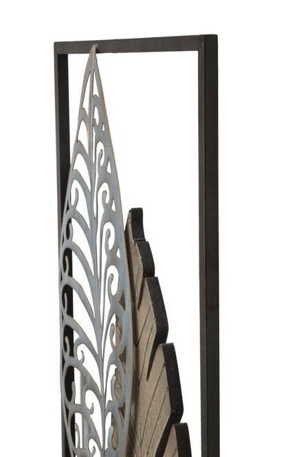 Wanddecoratie Foglie -b- 30,5×2,5×99,5 cm
