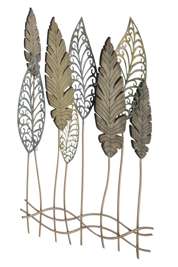 Wanddecoratie Foglie -c- 75×2,5×87 cm