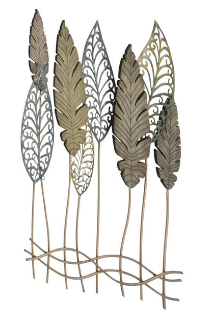 Wanddecoratie Foglie -c- 75×2,5×87 cm