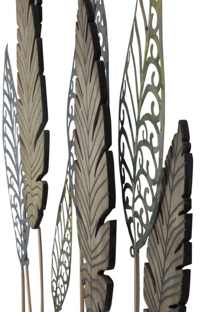 Wanddecoratie Foglie -c- 75×2,5×87 cm