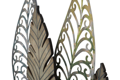 Wanddecoratie Foglie -c- 75×2,5×87 cm