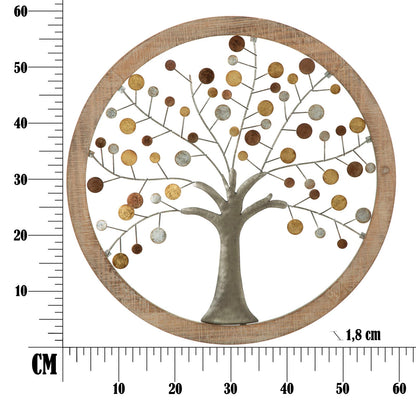 Wandpaneel Albero Della Vita Ø 61×1,8 cm