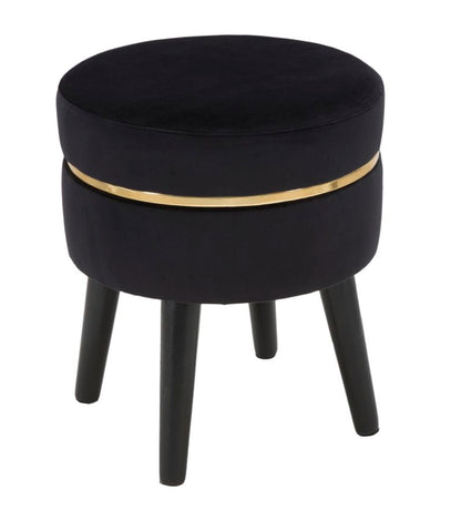 Kruk Paris Black Ø 35×40,5 cm