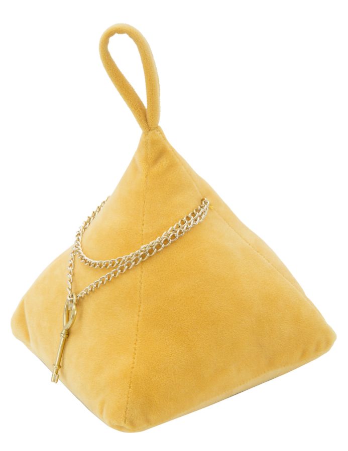 Deurstopper Door Stop Triangle Orange 14×14×20 cm