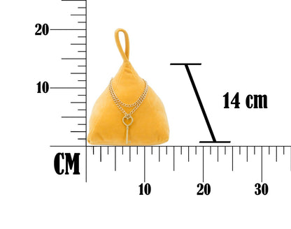 Deurstopper Door Stop Triangle Orange 14×14×20 cm