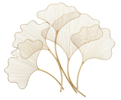 Wanddecoratie Glam Leaf 79×5×68 cm