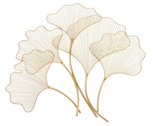 Wanddecoratie Glam Leaf 79×5×68 cm
