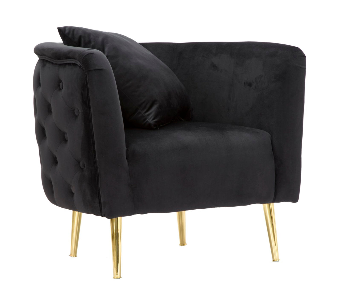 Fauteuil Bucarest Black 76×74×71 cm