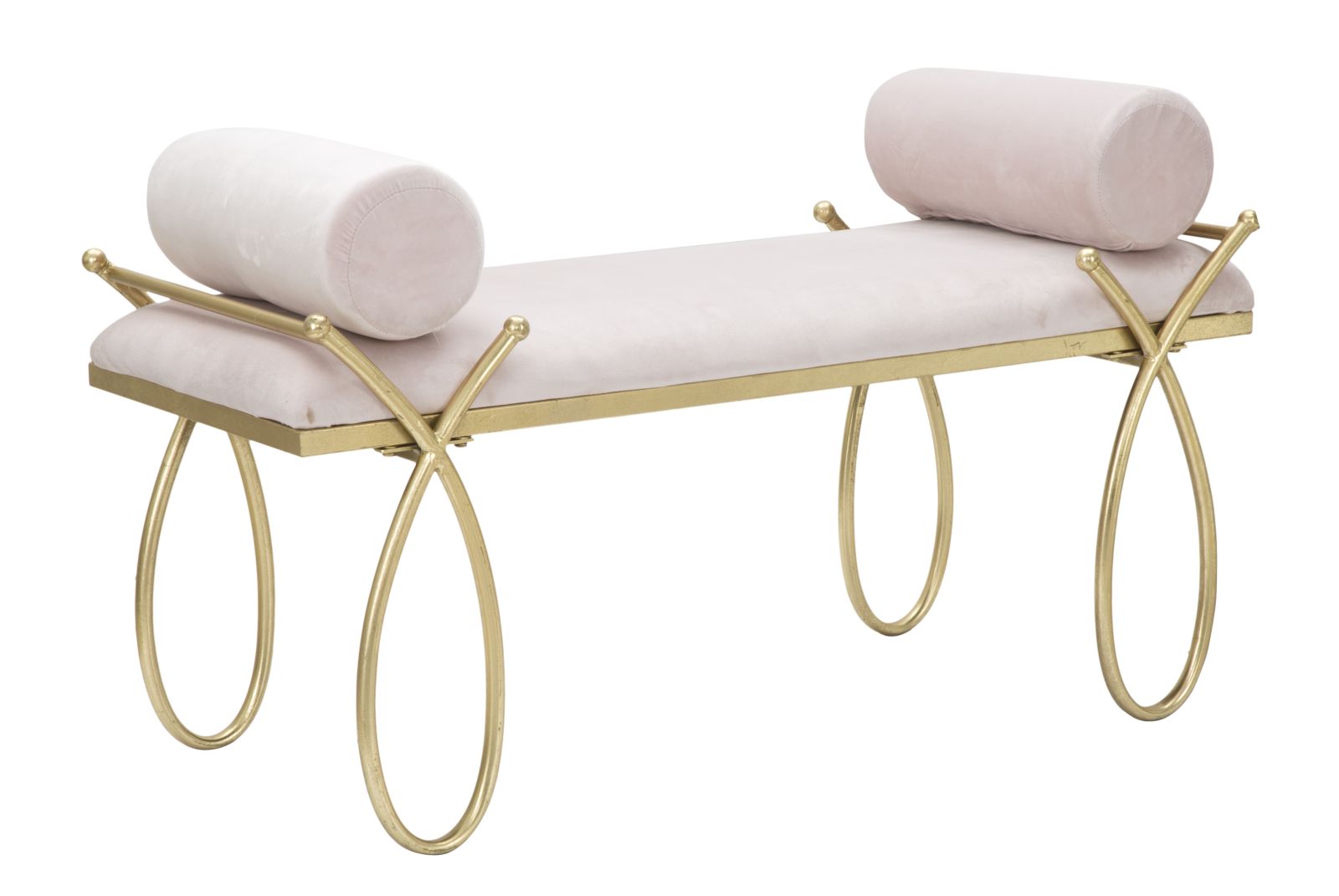 Bankje Ribbon Pink 112,5×49×53 cm