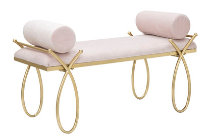 Bankje Ribbon Pink 112,5×49×53 cm