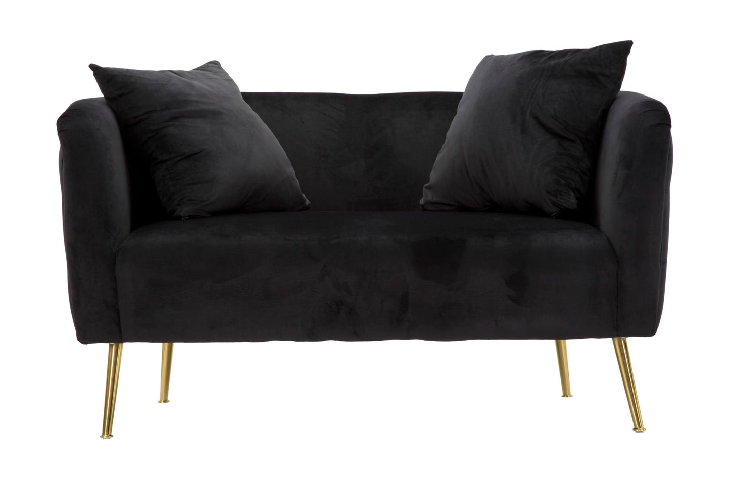 Bank Bucarest Black 127×74×71 cm