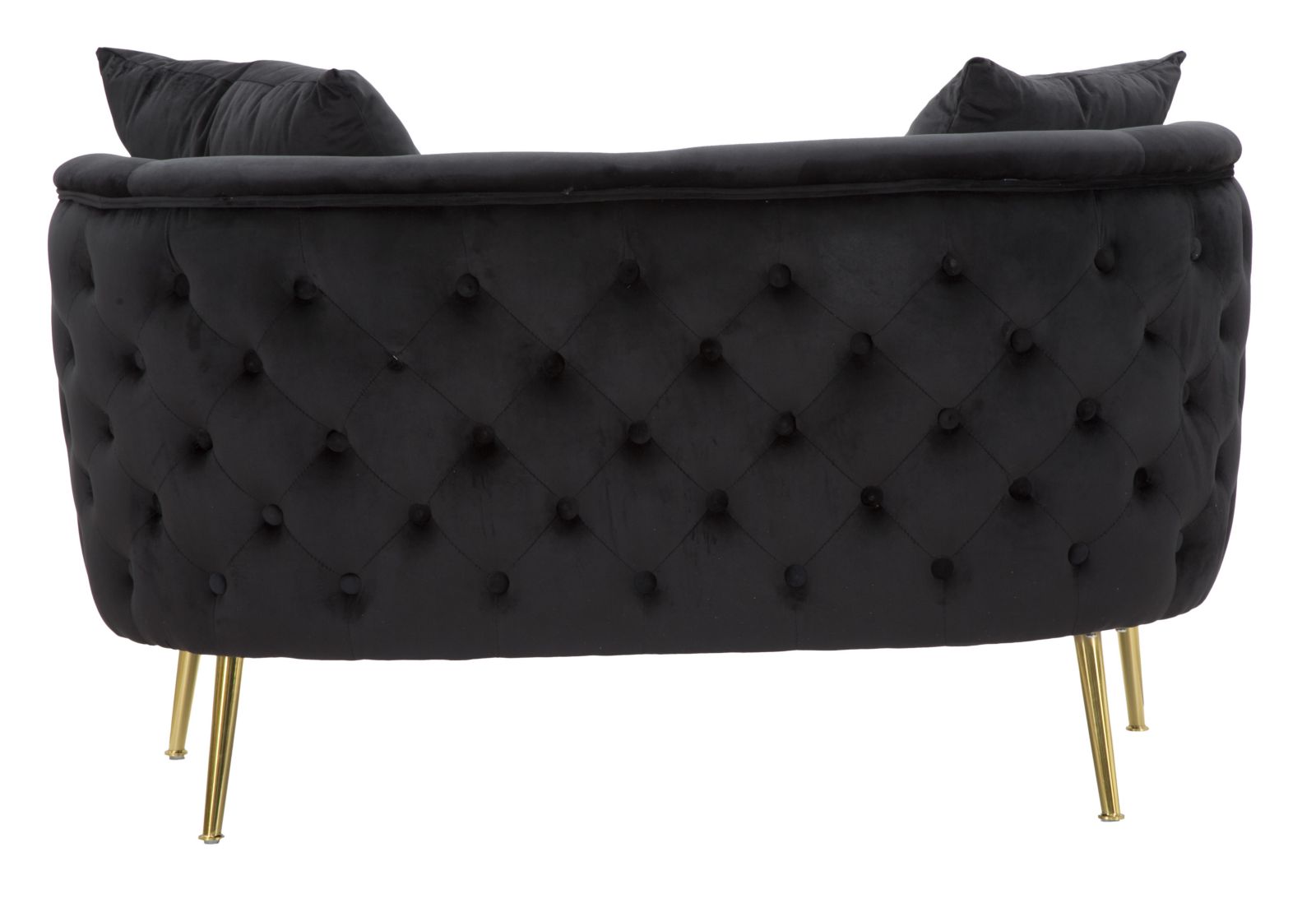 Bank Bucarest Black 127×74×71 cm