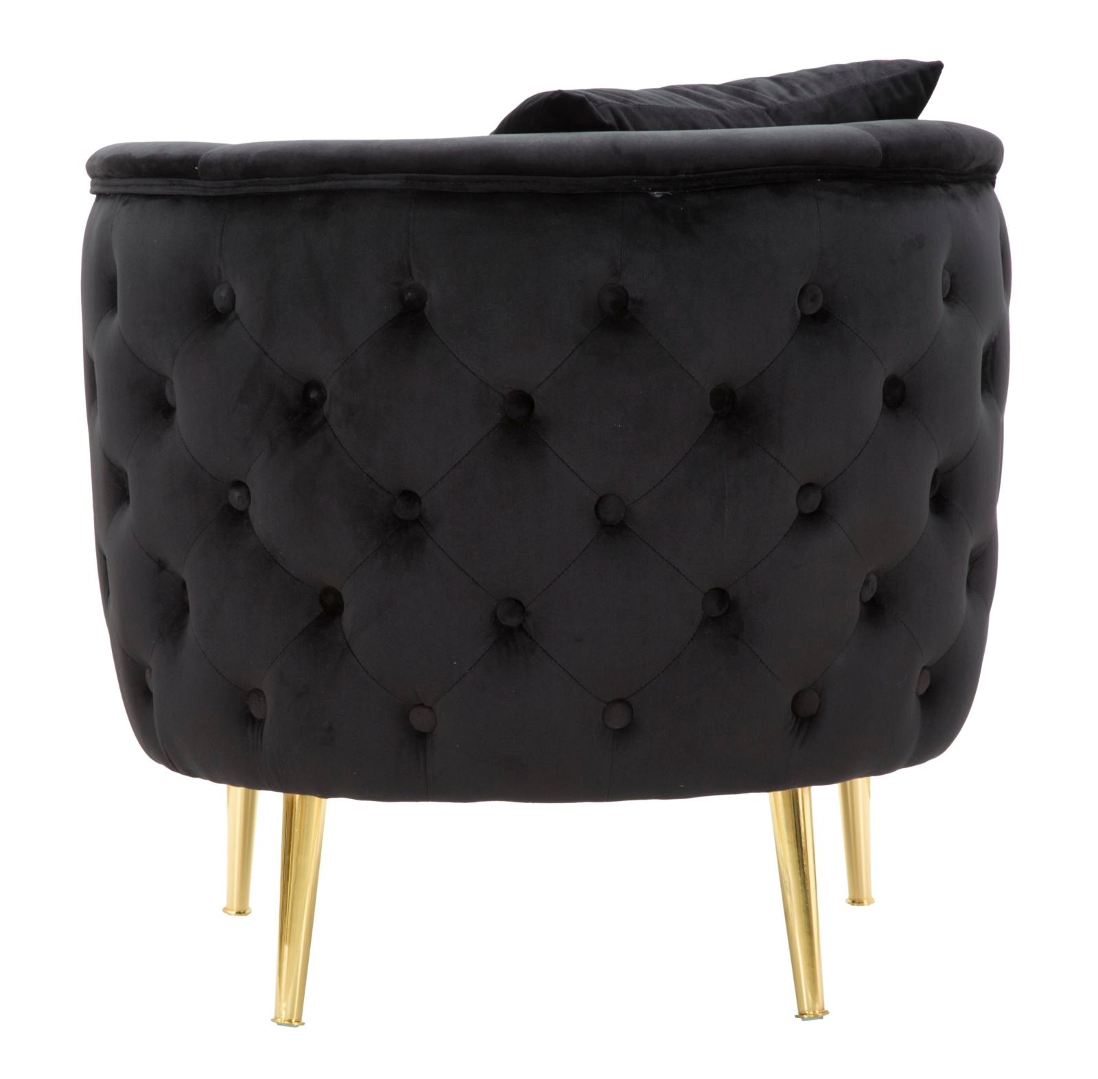 Fauteuil Bucarest Black 76×74×71 cm