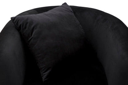 Fauteuil Bucarest Black 76×74×71 cm