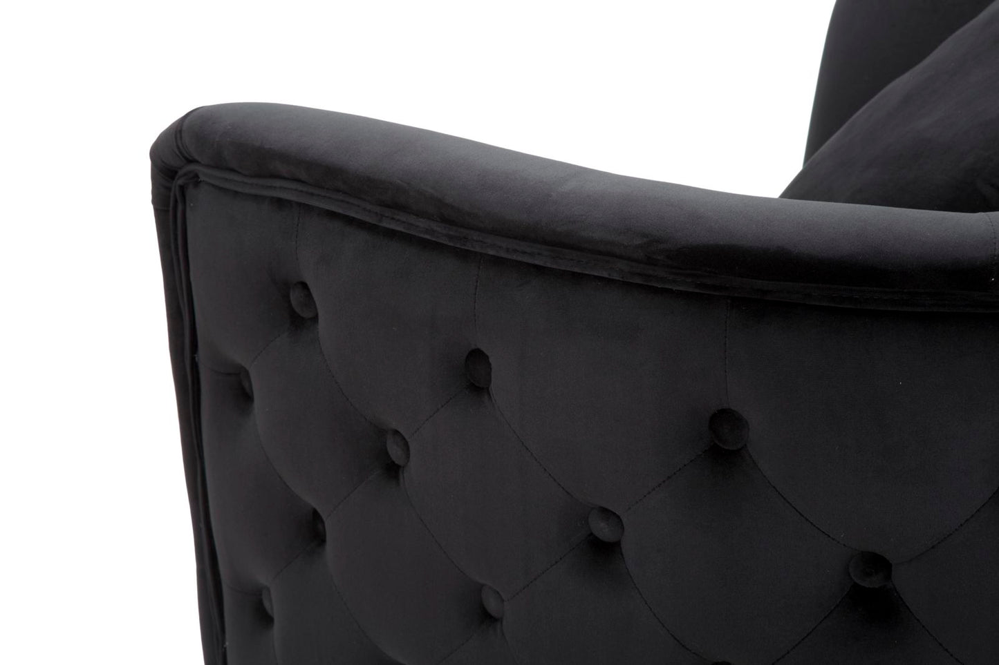 Fauteuil Bucarest Black 76×74×71 cm