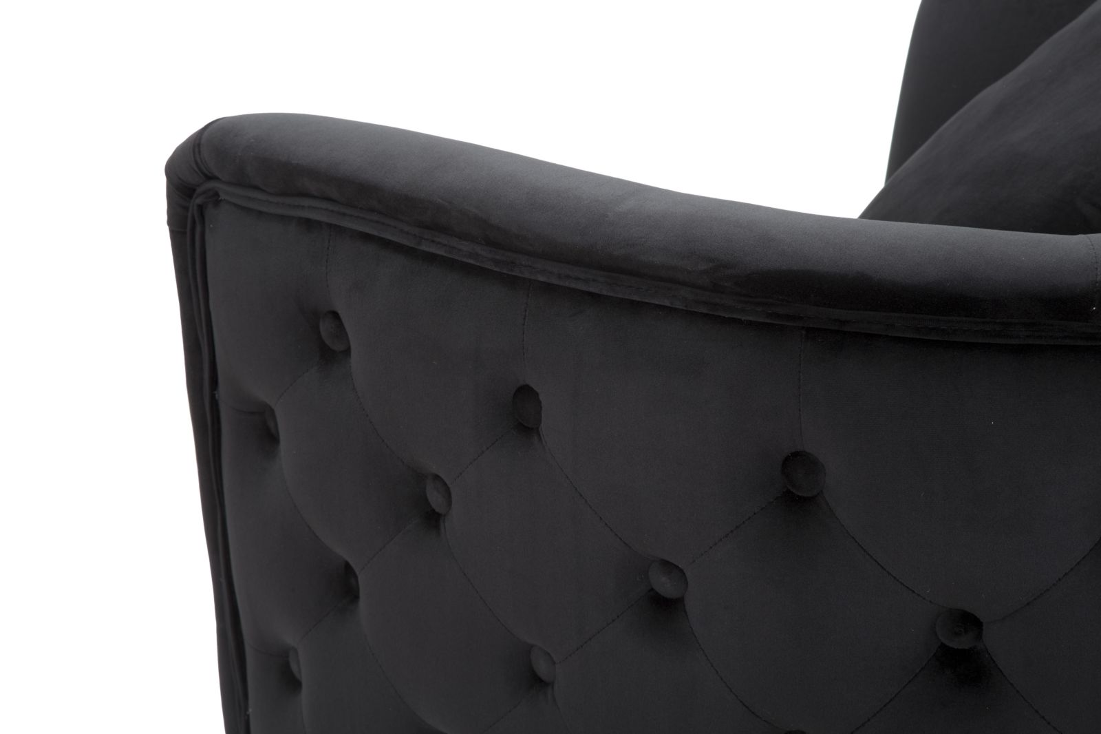 Fauteuil Bucarest Black 76×74×71 cm