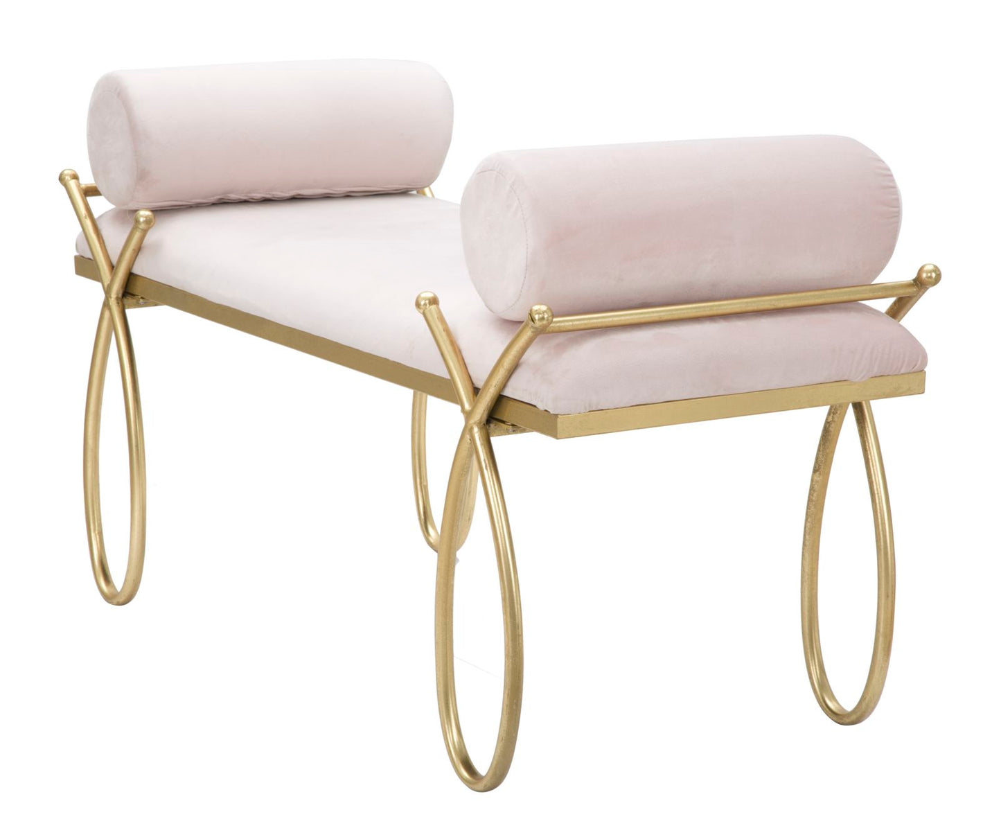 Bankje Ribbon Pink 112,5×49×53 cm