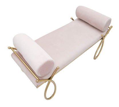 Bankje Ribbon Pink 112,5×49×53 cm