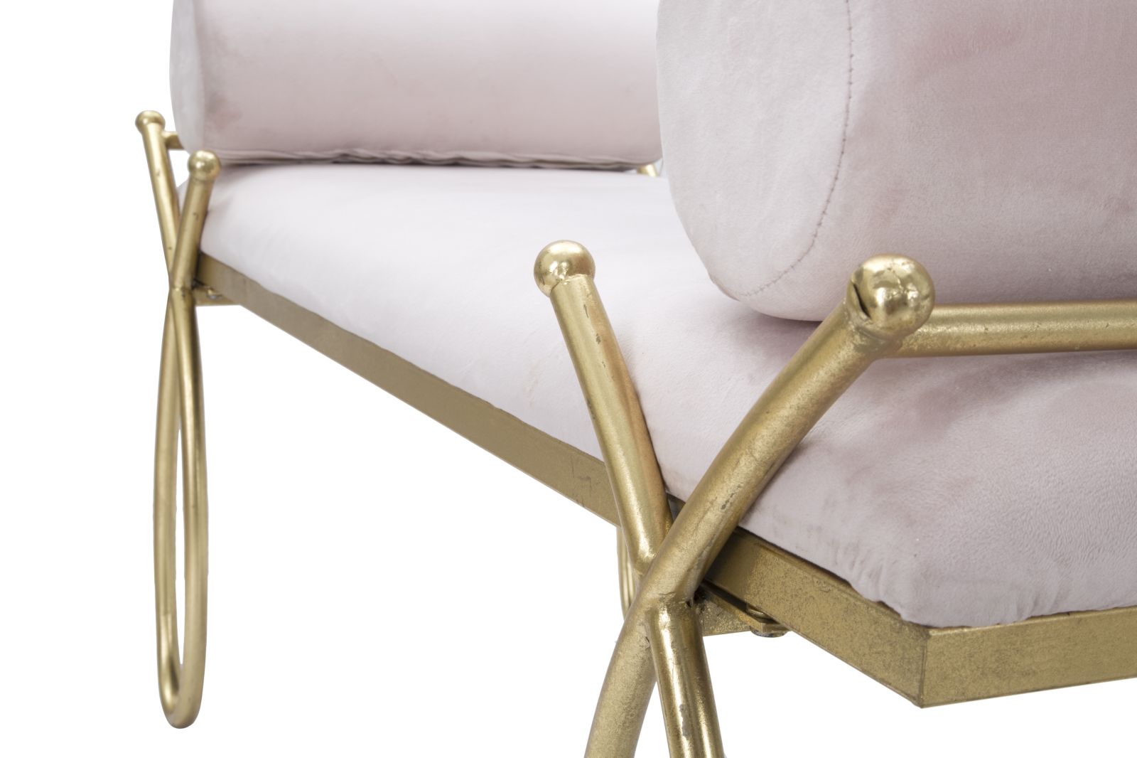 Bankje Ribbon Pink 112,5×49×53 cm