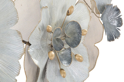Wanddecoratie Flowery 119×8×60 cm