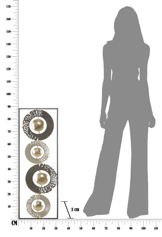 Wanddecoratie Ring 31×3×89,5 cm