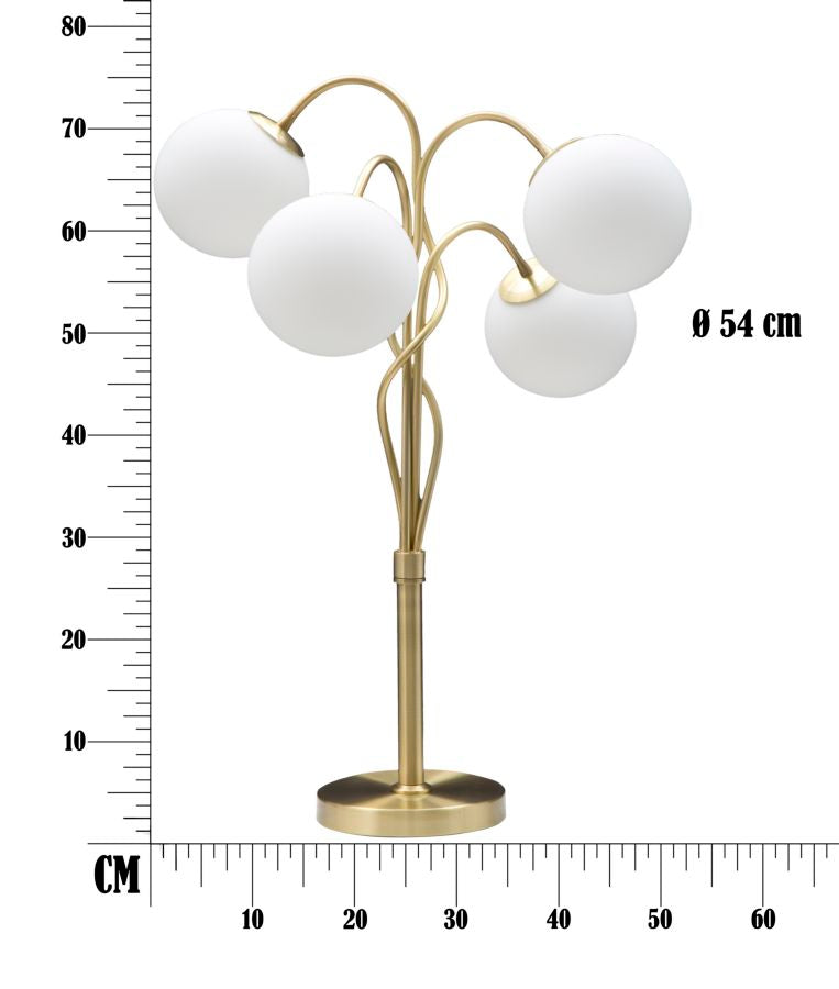 Tafellamp Glamy 4 Light Ø 53×74 cm