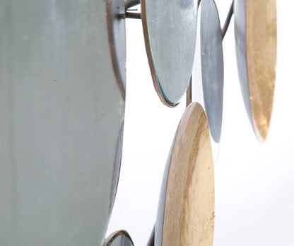 Wanddecoratie Gold Panel Mirror Glam 118×2,5×60 cm