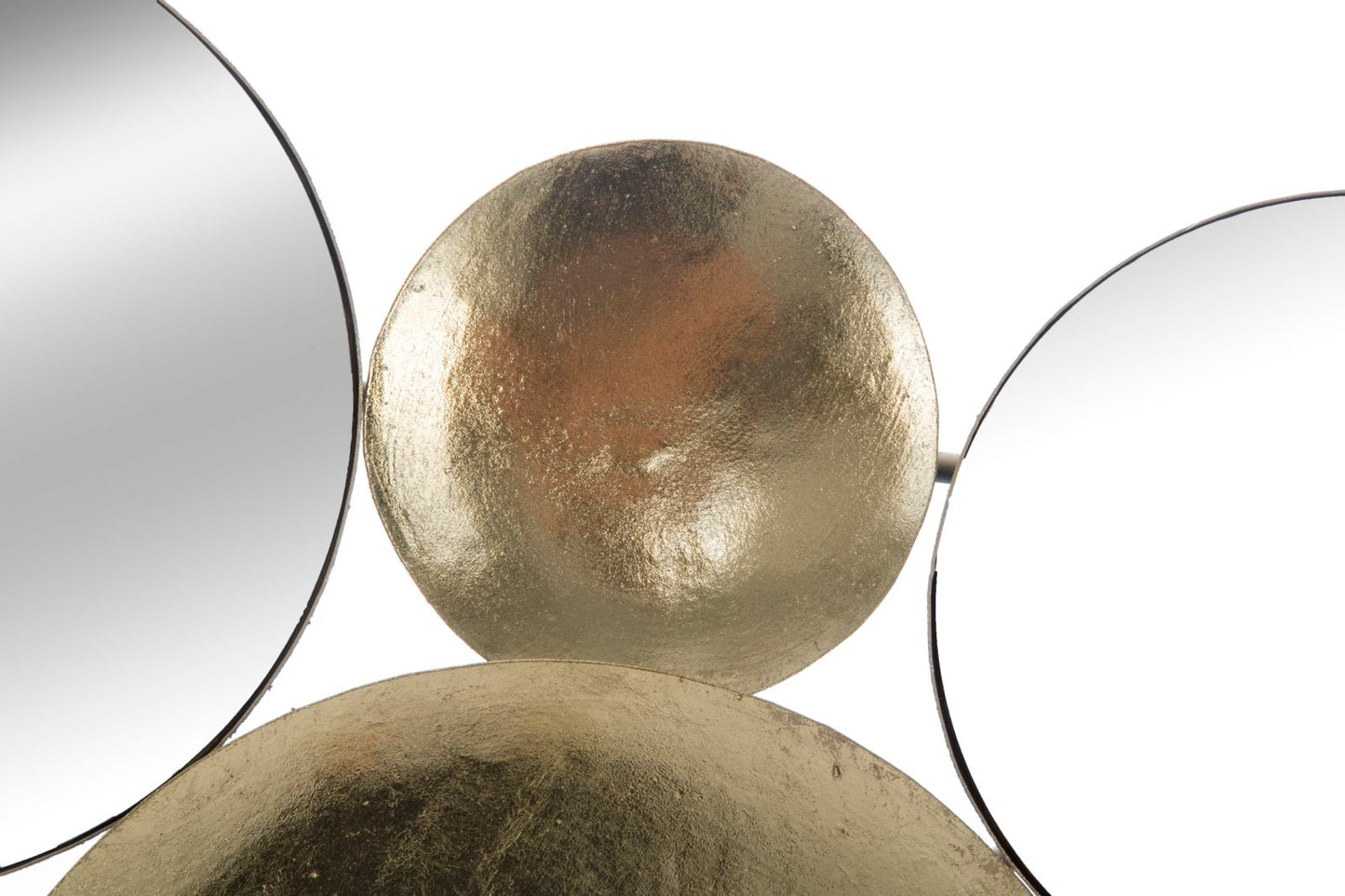 Wanddecoratie Gold Panel Mirror Glam 118×2,5×60 cm