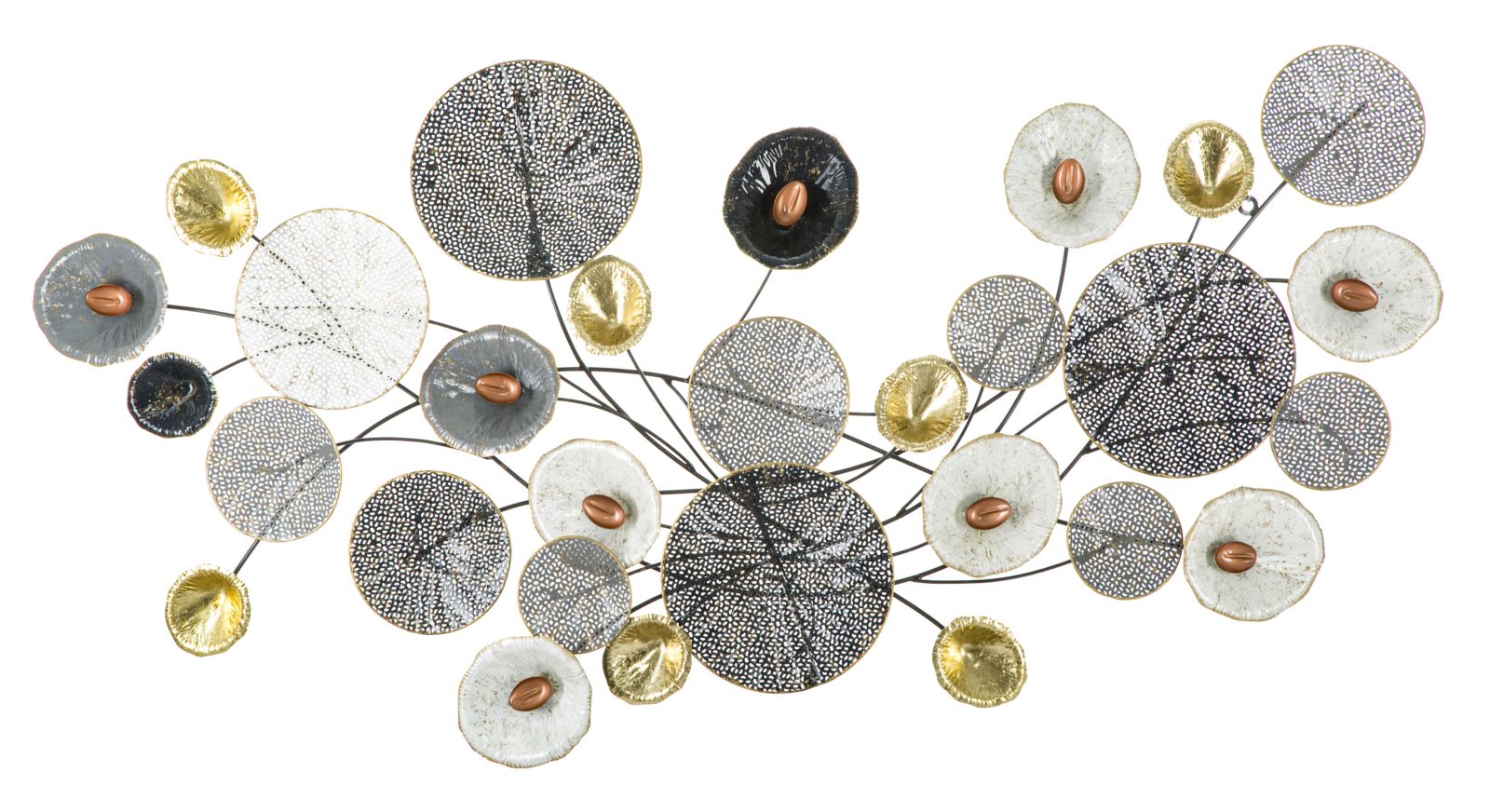 Wanddecoratie Grid 135×7,5×69 cm