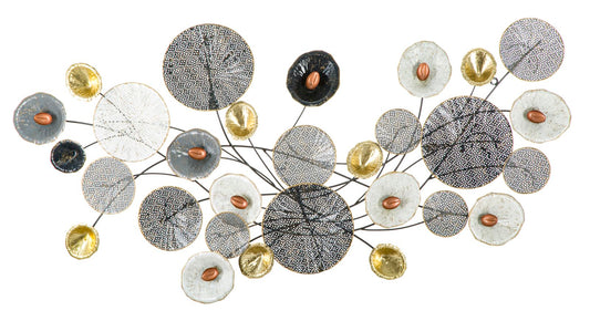 Wanddecoratie Grid 135×7,5×69 cm