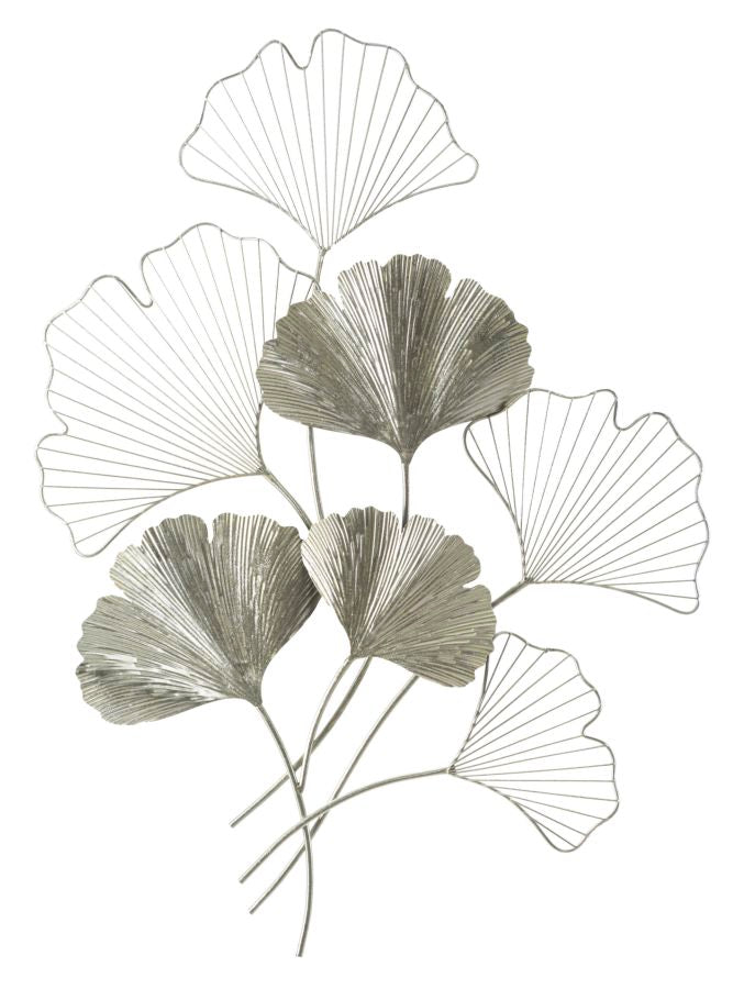 Wanddecoratie Goxy Silver 62×4×86 cm