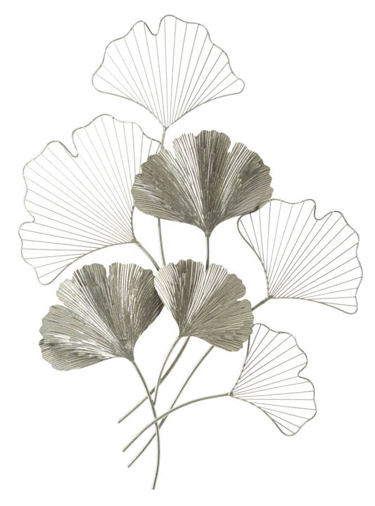 Wanddecoratie Goxy Silver 62×4×86 cm