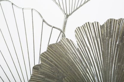 Wanddecoratie Goxy Silver 62×4×86 cm