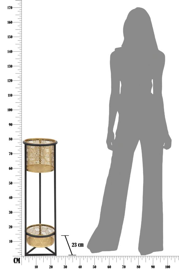 Bloemenhouder Flower Holder Doppio Ø 23×80 cm