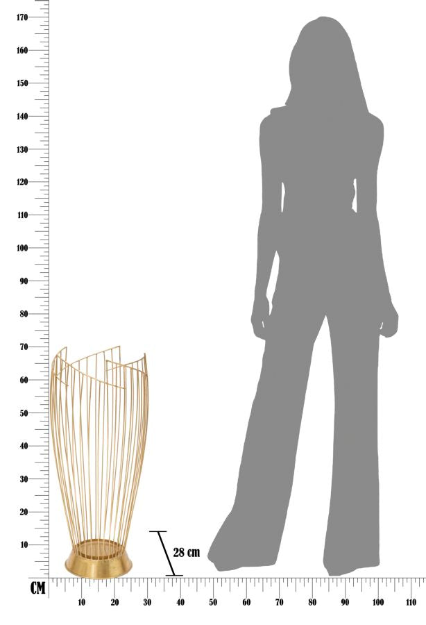 Paraplubak Umbrella Holder Fashion Gold Ø 28×69 cm