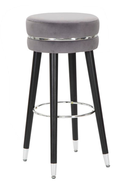 Barkruk Paris Grigio/silver Ø 35×74 cm