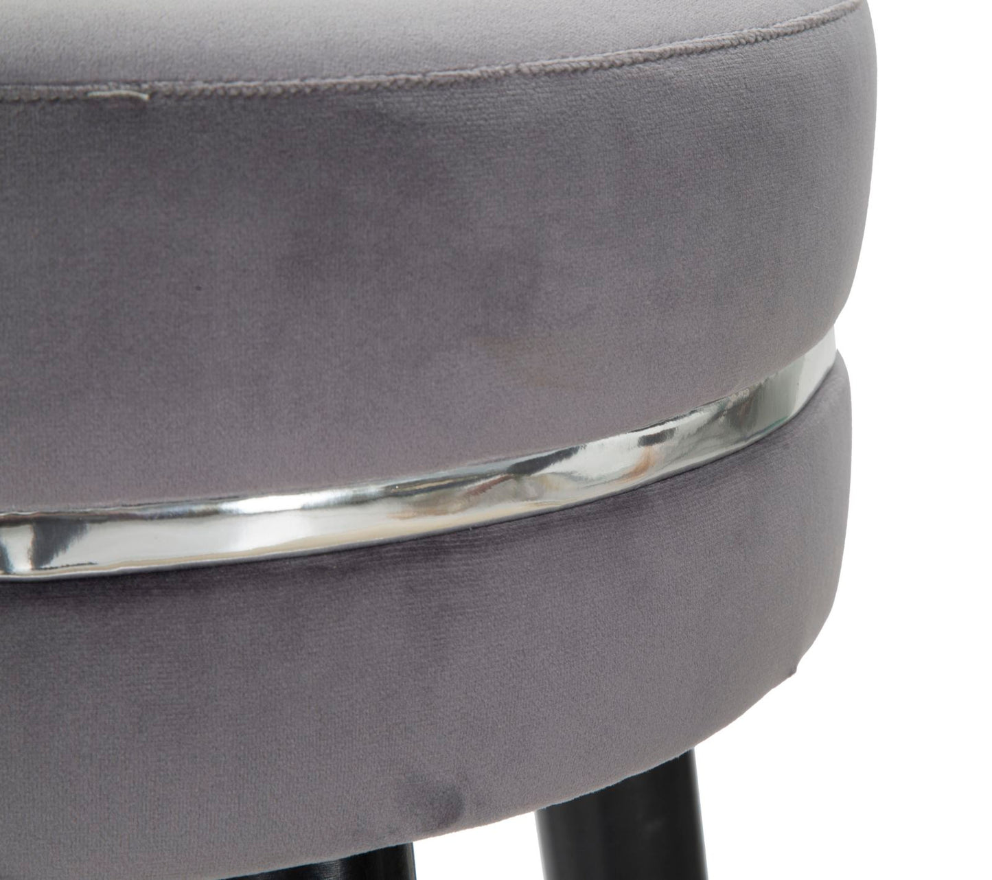 Barkruk Paris Grigio/silver Ø 35×74 cm