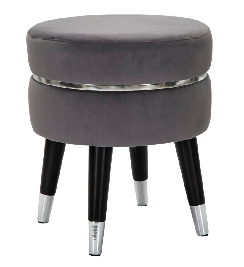 Barkruk Paris Grigio/silver Ø 35×40,5 cm