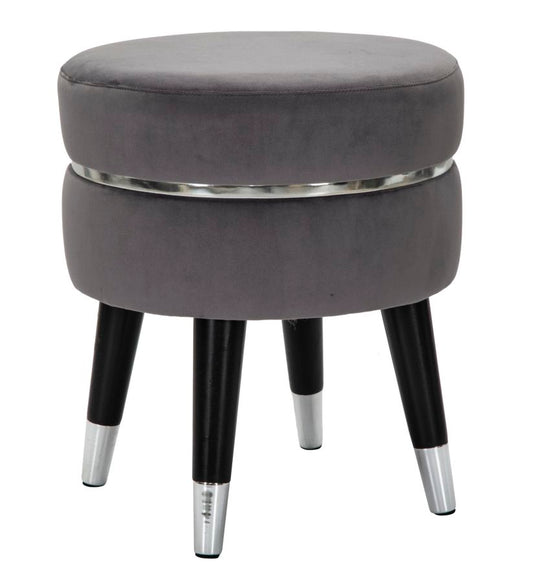 Barkruk Paris Grigio/silver Ø 35×40,5 cm