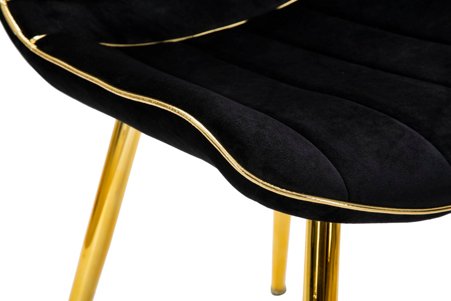 Stoel Paris Nera/gold Set 2 Pcs 51×59×79 cm